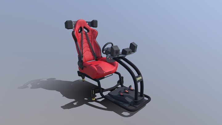 The D-BOX GP-200 Racing Simulator 3D Model