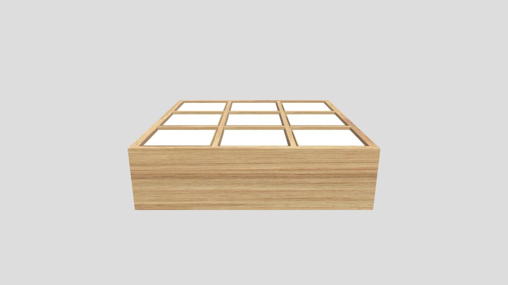 Wood Tic Tac Toe Game