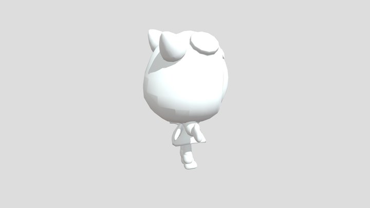 Dandys World Toddels Halloween Skin 3D Model