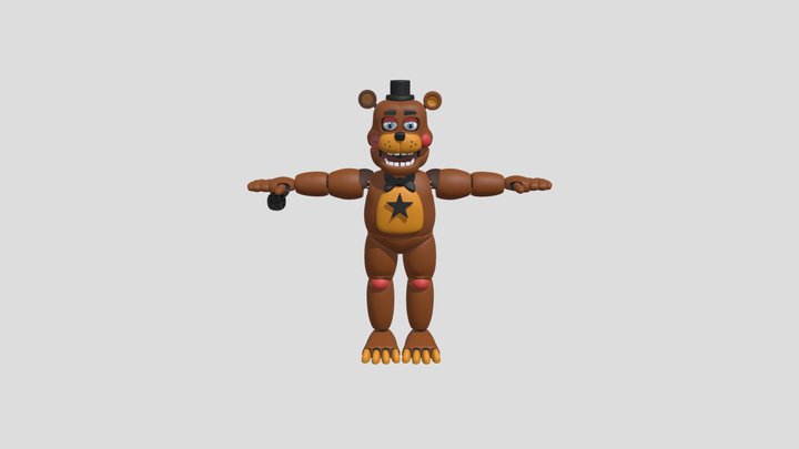 Rockstar Freddy 3D Model