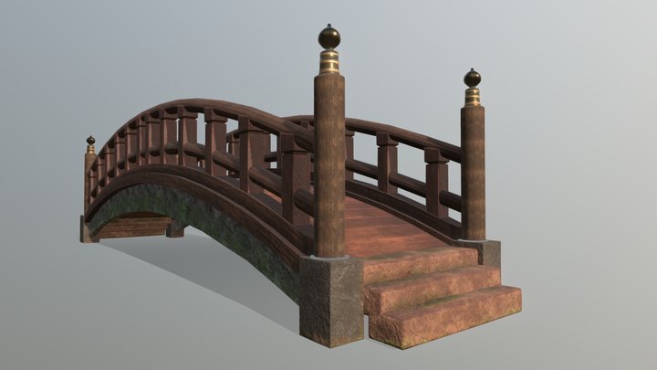 Medieval_Japanese_Bridge 3D Model