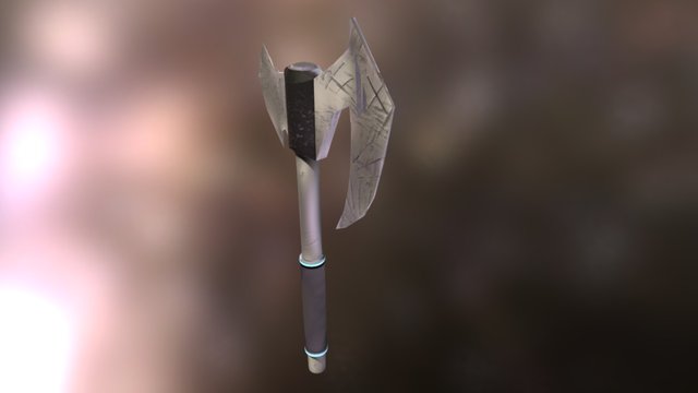 Sci-Fi Axe 3D Model