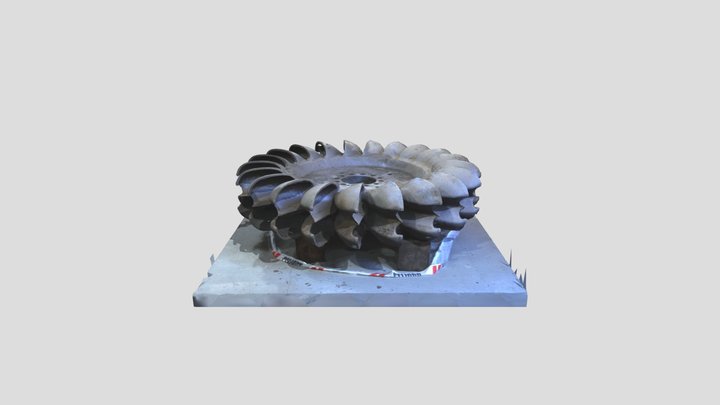 Pelton turbine 3D Model