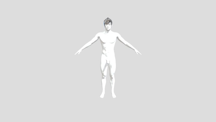Rigged Male_E87ZV Sj 3D Model