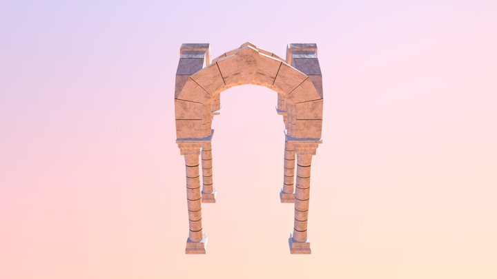 Columns and arches 3D Model