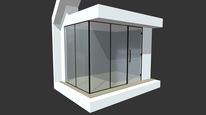 Tom - Glass Partition 3D Model