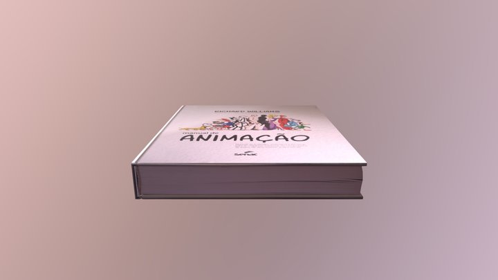 Livro de animacao 3D Model