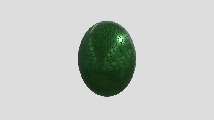 Dragon Egg #SketchfabWeeklyChallenge 3D Model