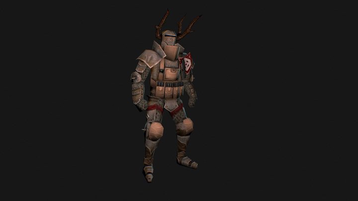 Quake III Custom Character "Stag" 3D Model
