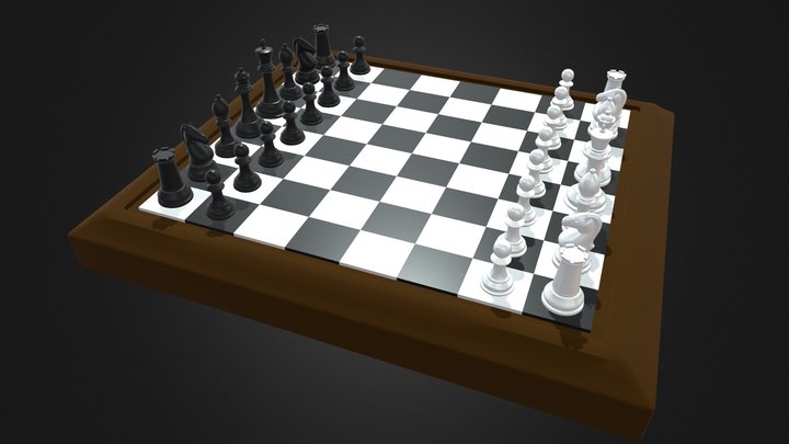 Chess Bord (Work in Progress) 3D Model