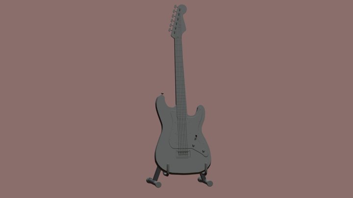 Guitar 2 3D Model
