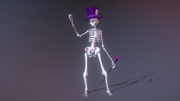 Skeleton Dance 3D Model