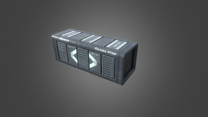 Sci-fi Container #1 - Star Wars 3D Model