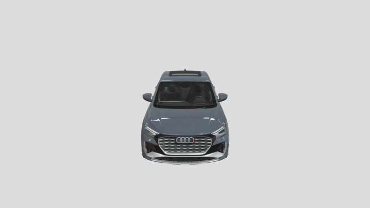 Audi_Q4_55_Quattro(SB)(Pebble_Grey) 3D Model
