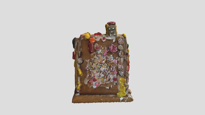 Gingerbread House 3D Model