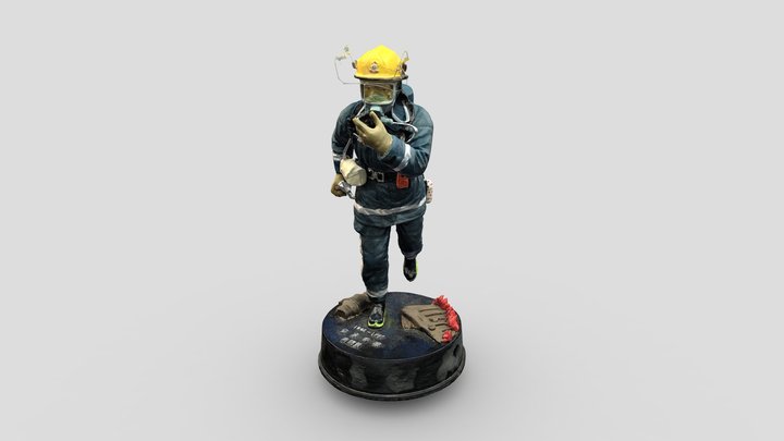 Fireman Model 3D Model