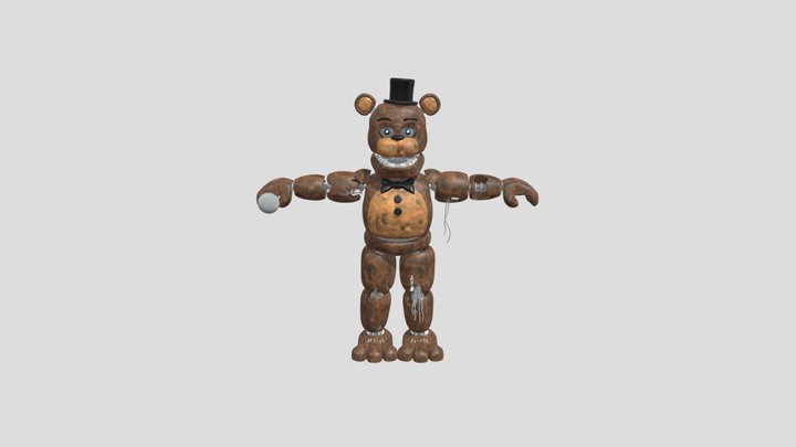 withered_freddy_by_thudner_eevee byScrappyboi (2 3D Model