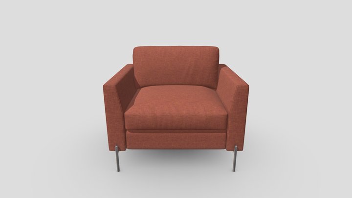 Chair_Peach 3D Model