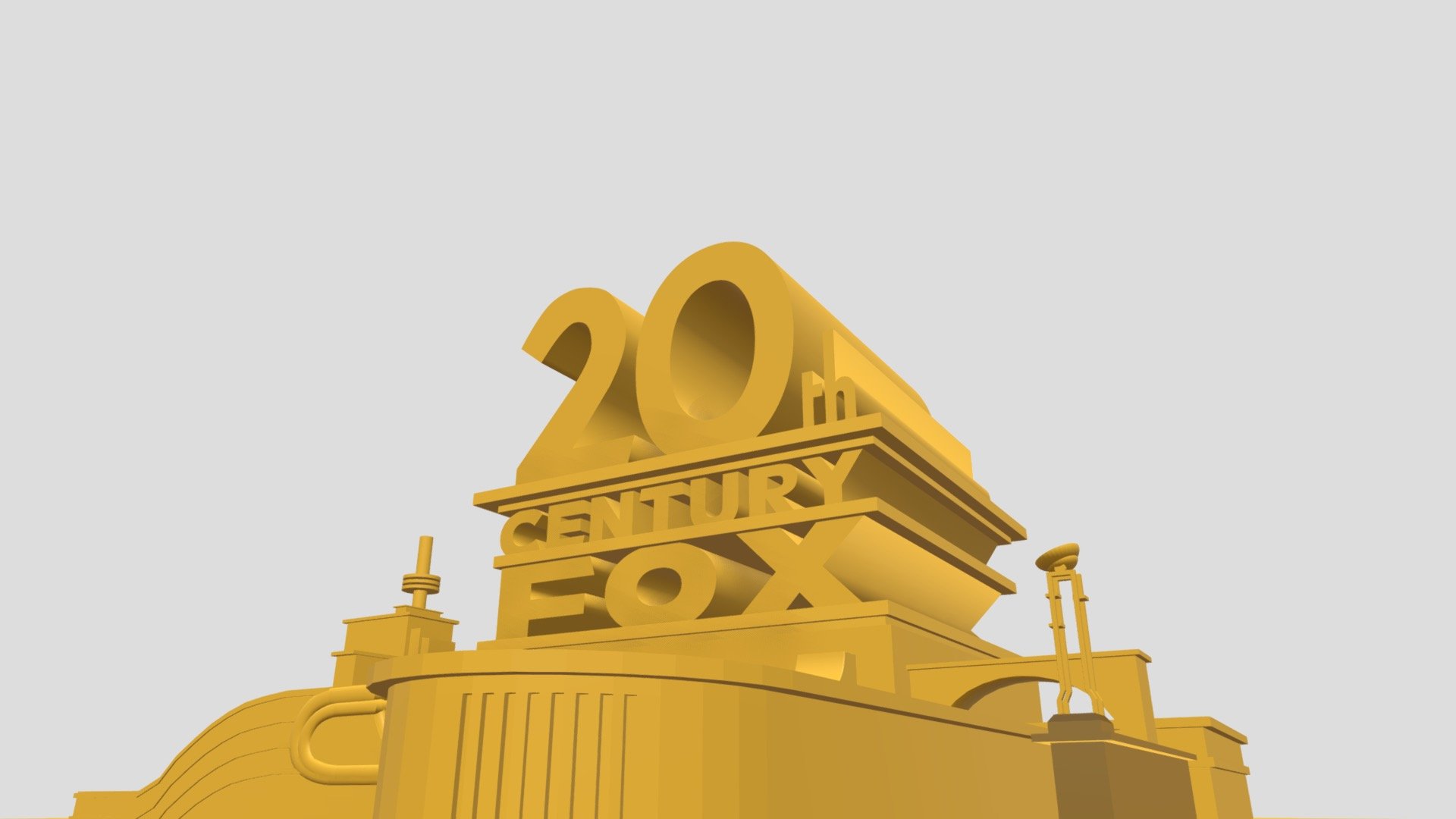 20th Century Fox Logo By tcb5000 V1 - Download Free 3D model by David ...