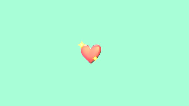 Heart Emoji Animation 💖 3D Model