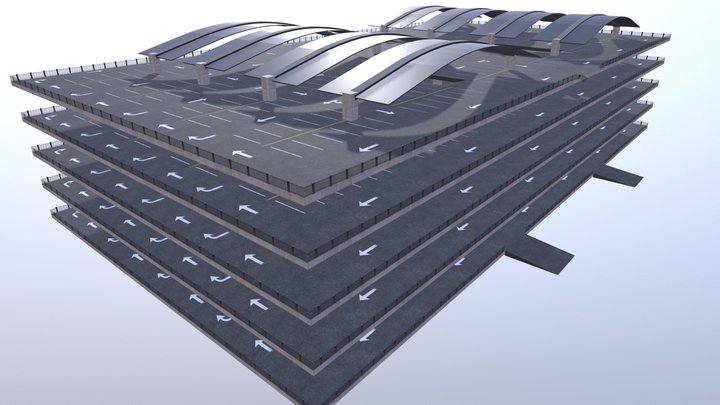 Floor Multi Park - Parking 3D Model