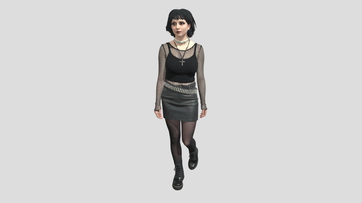 Gothic Street Style – Kostenloses 3D-Modell STL