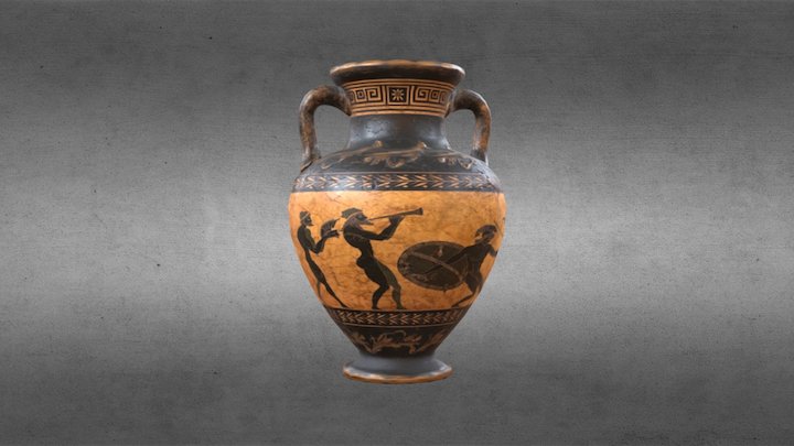 Pottery Ancient Greek v2 3D Model