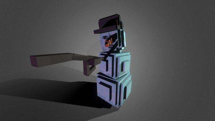 Jojo Snowman 3D Model
