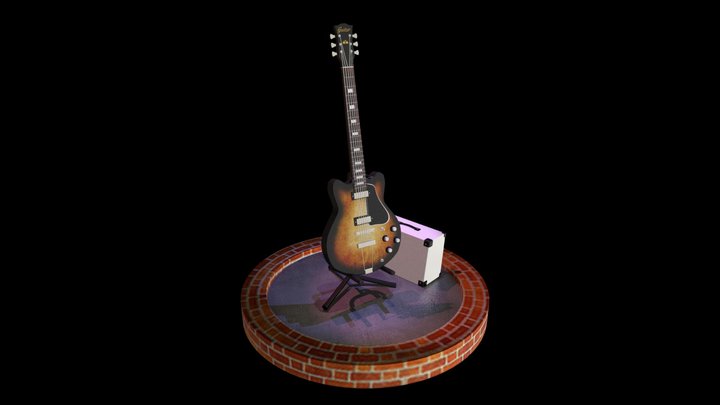 guitar 3D Model