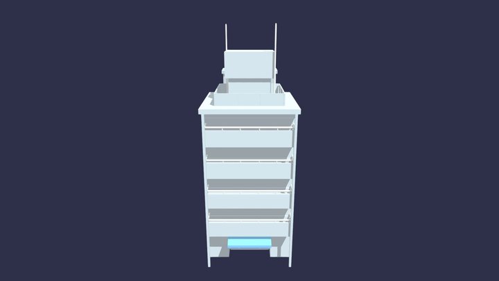 Low-Poly Japanese Apartment 3D Model