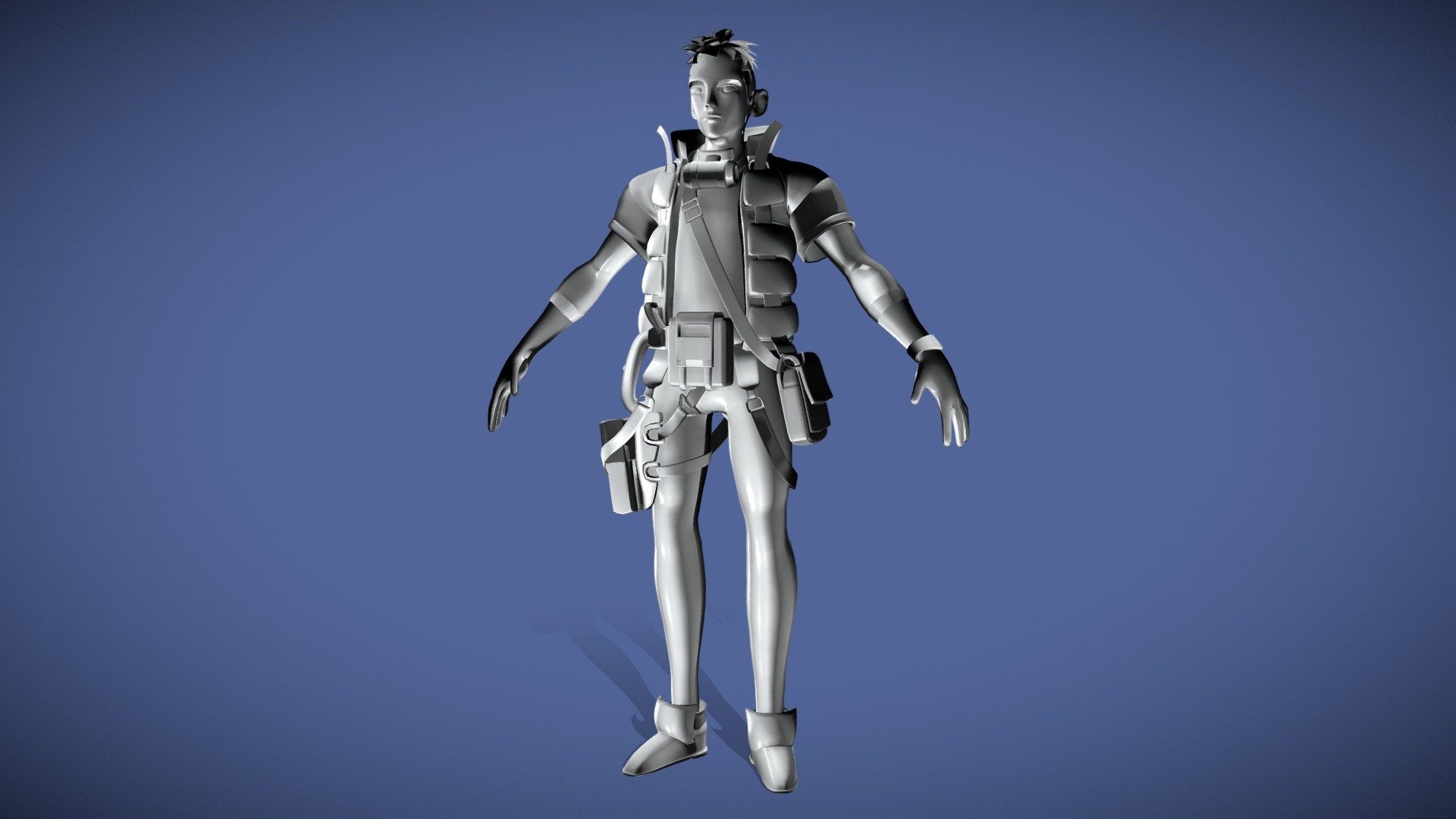 Scifi Dude Character Model