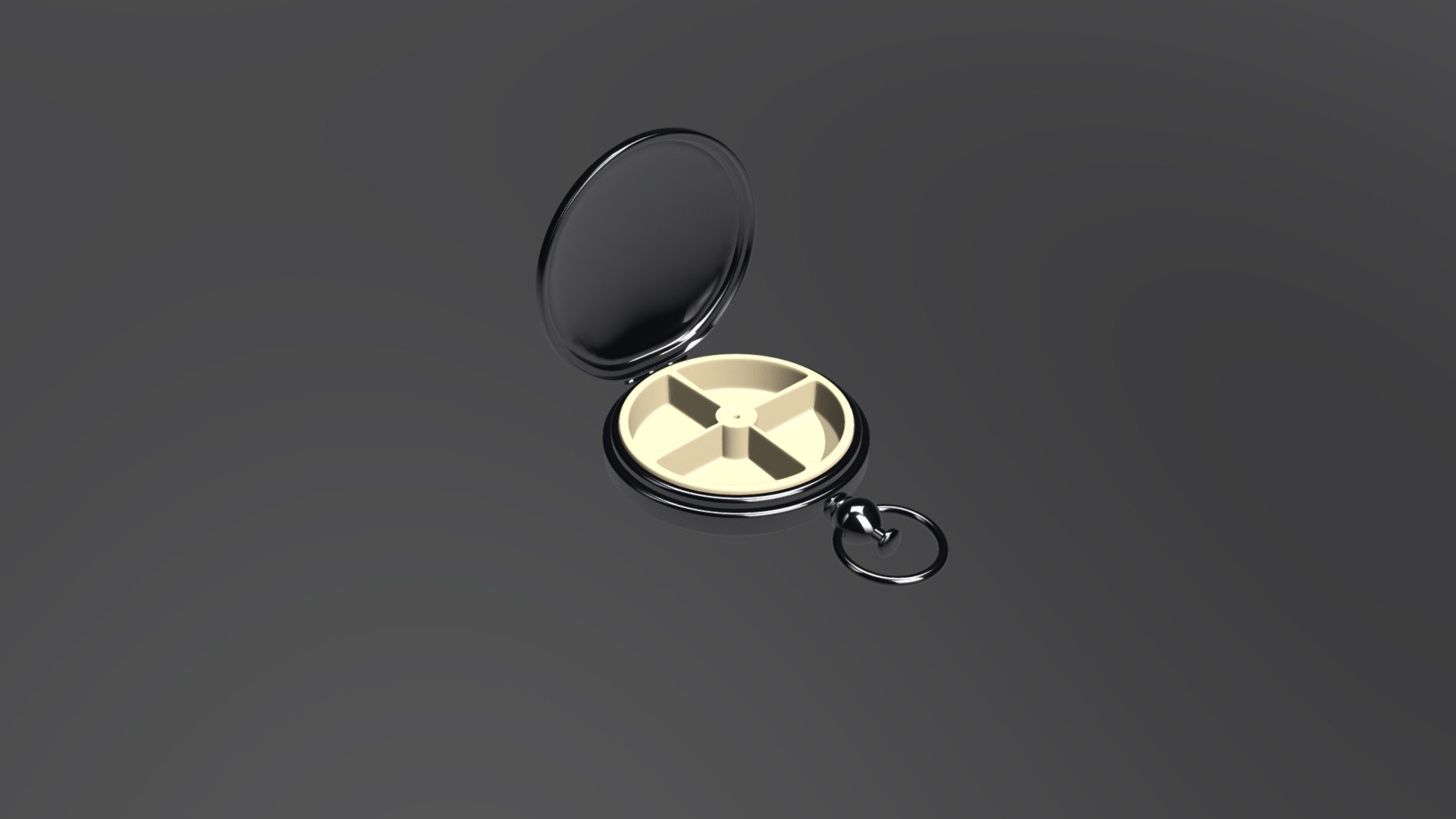 Pocket watch pill case Download Free 3D model by fleabilly [aadb3c1] Sketchfab