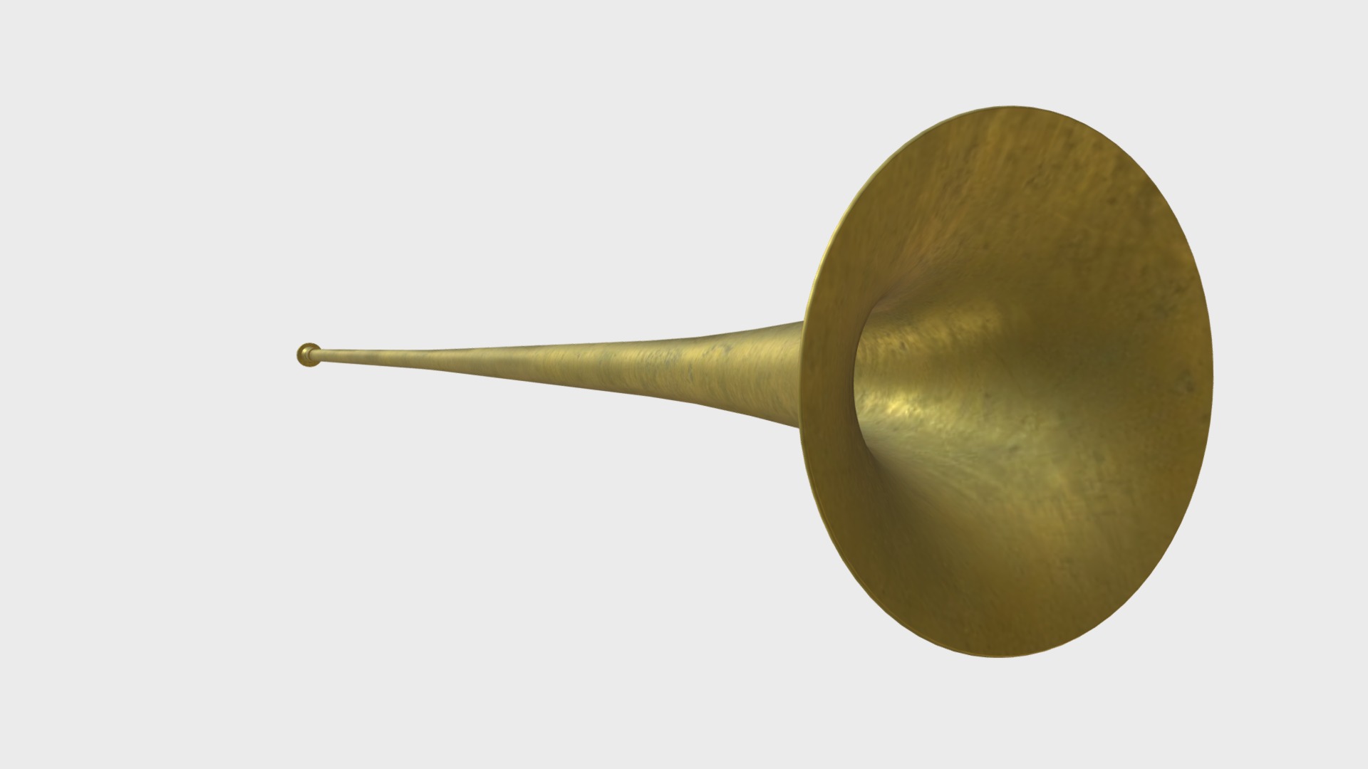 3D model Long trumpet