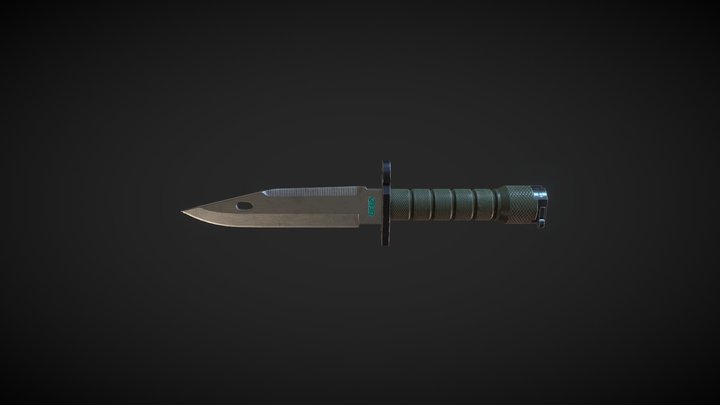 M9 Bayonet knife - NEKO 3D Model