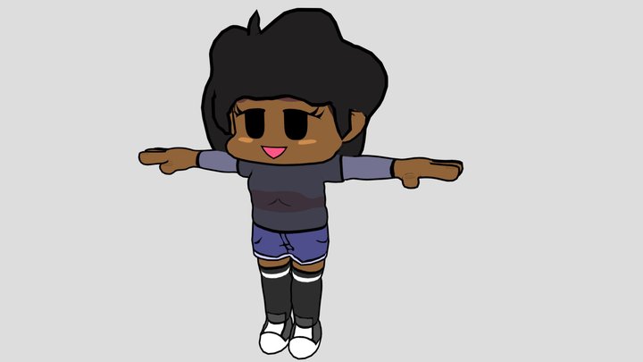 Carol FNF 3D Model