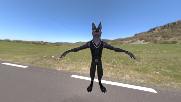 Bad Dog 3D Model