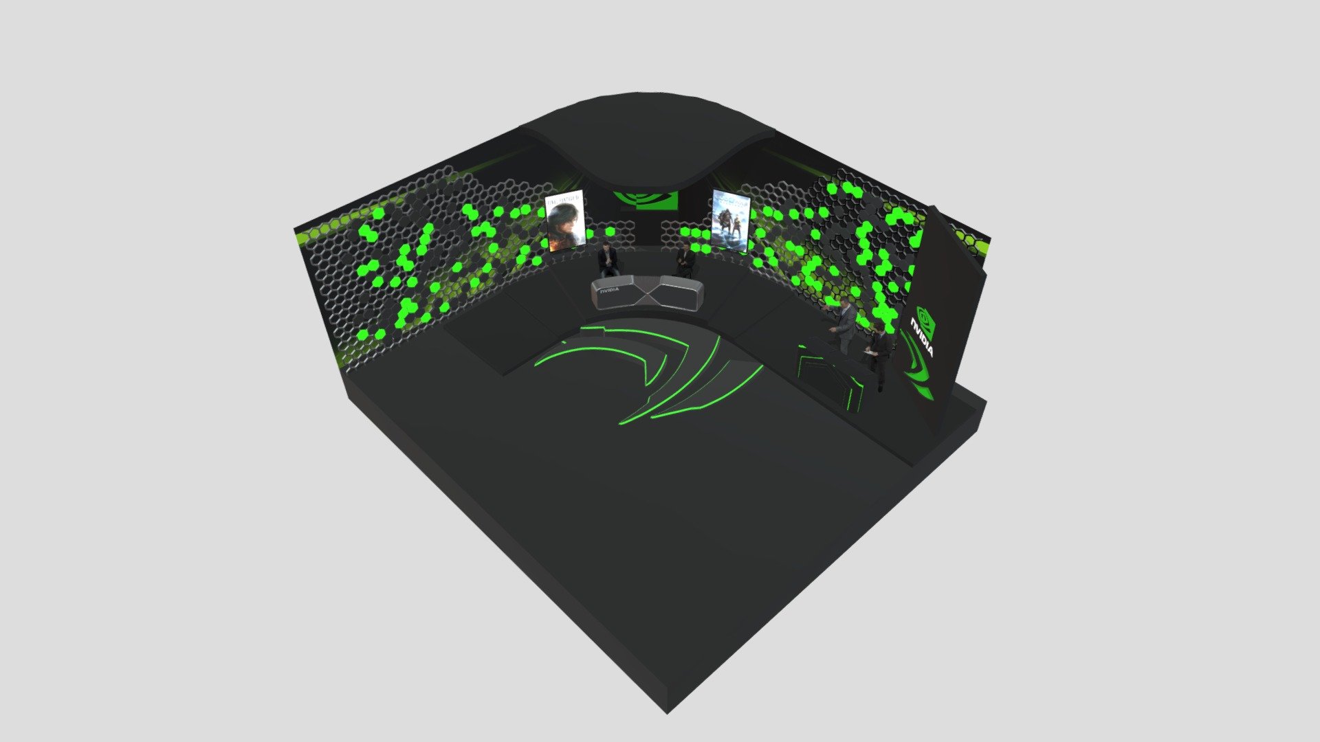 Nvidia_ Studio - 3D model by GamersLounge [aae0bb2] - Sketchfab
