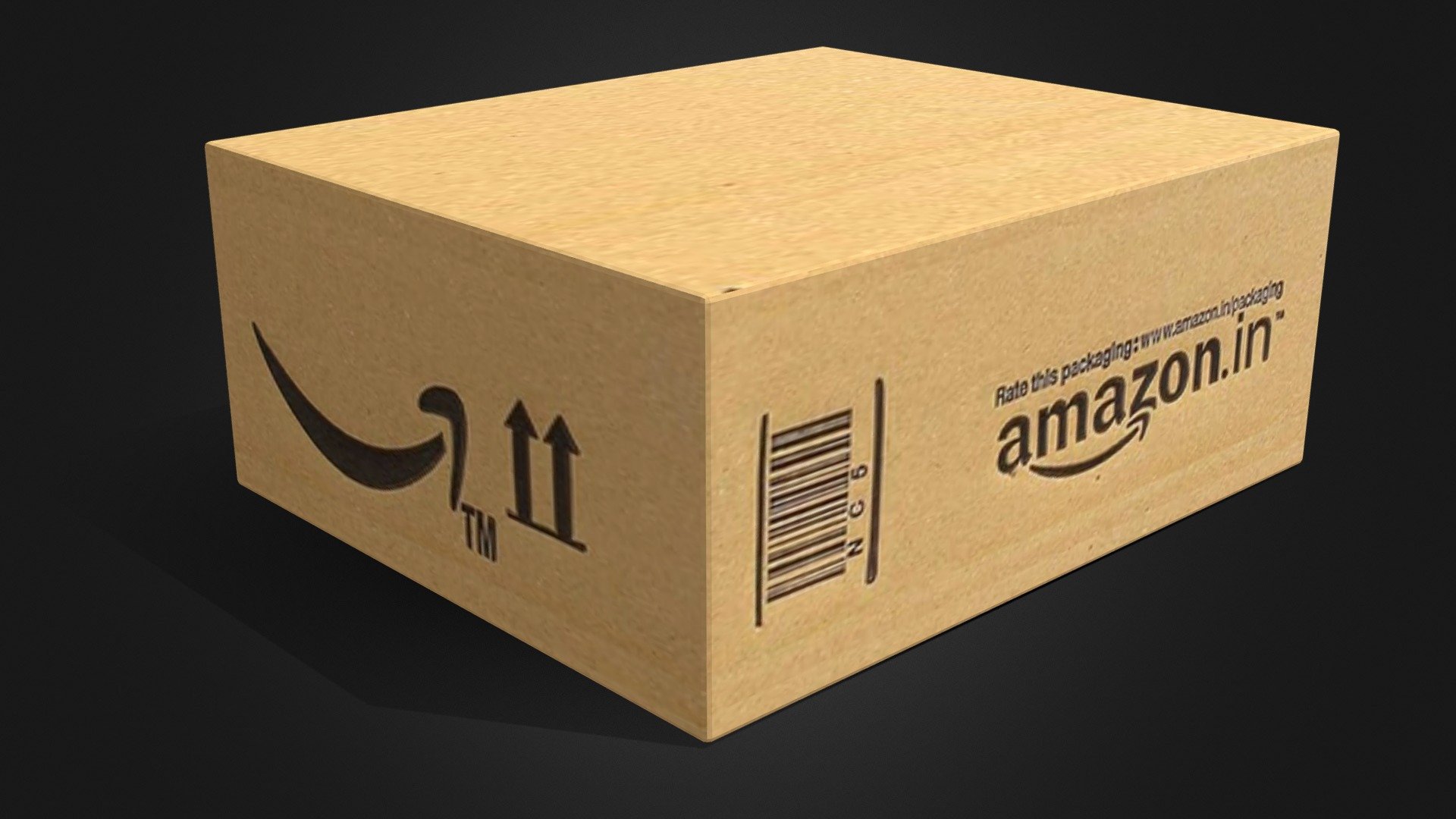 amazon.in cardboard box Download Free 3D model by HotFrost (Atharva
