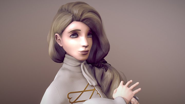 Mercedes von Martritz 3D Model