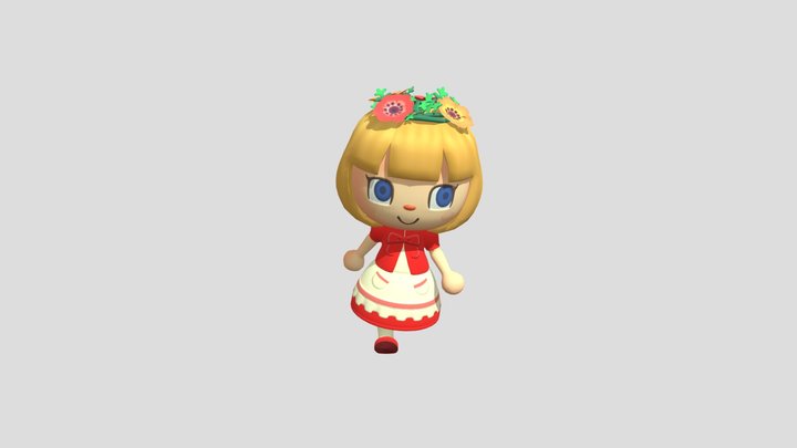 Animal crossing character 3D Model