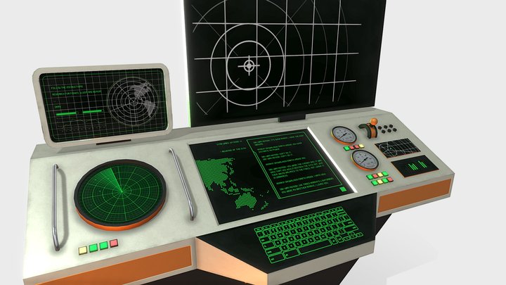 SM_Bureau_Controle_IYANG 3D Model