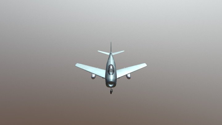 F-86 Fighter Jet 3D Model