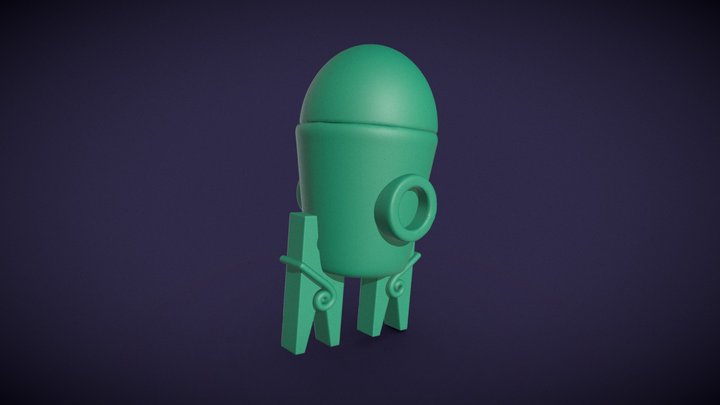Rocket Craft 3D Model