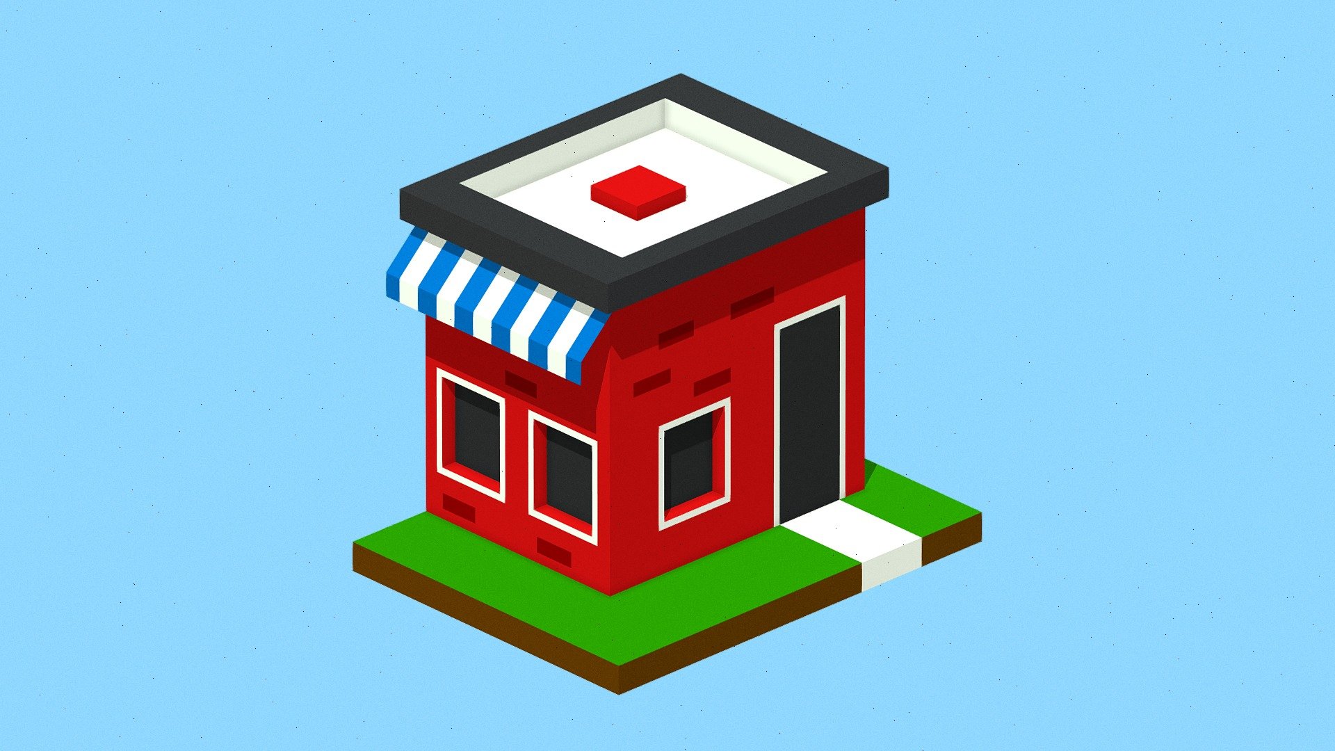 Store ( Isometric ) - 3D model by Nguyen Le Van (@nguyenlevan1290tb ...