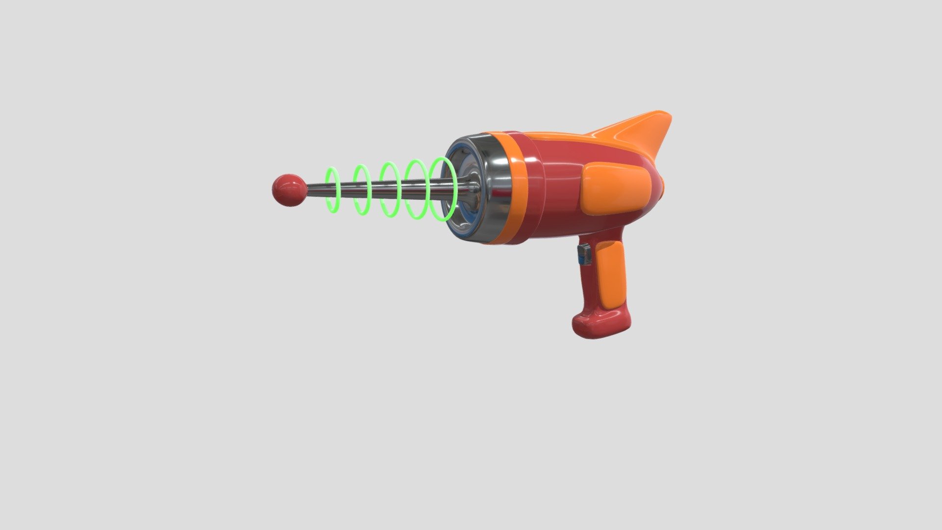 RETRO LASER GUN Download Free 3D model by SHUM (shumm) [aae542f