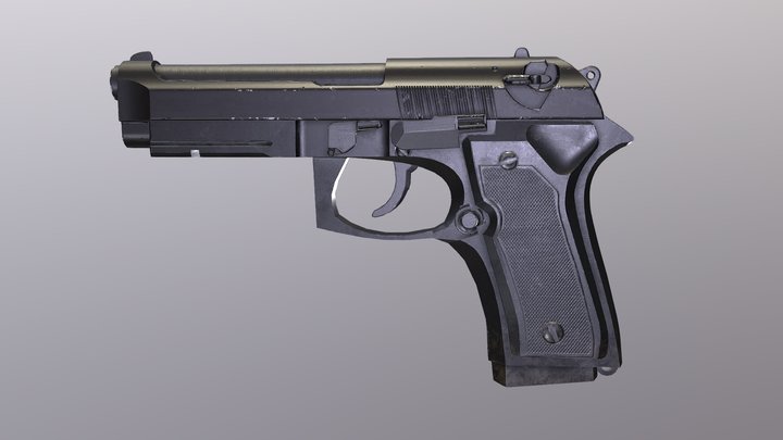 pistol 3D Model