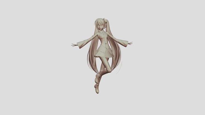 Hatsune Miku R3 3D Model
