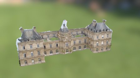 Sénat Parc Luxembourg 3D Model