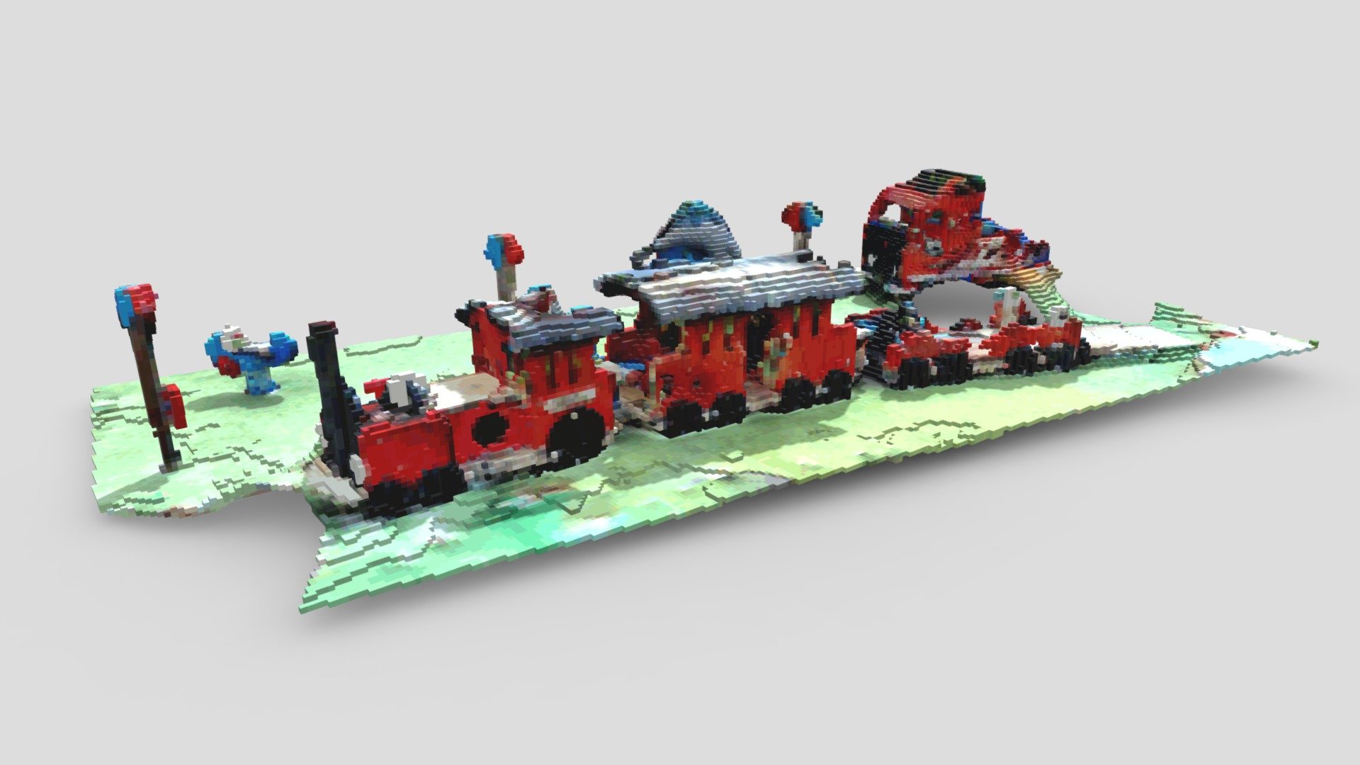 Children playground (voxels)