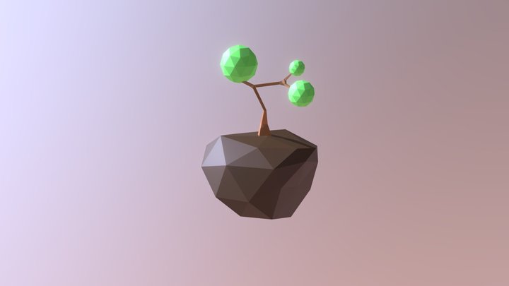 Low Poly Test in Blender 3D Model